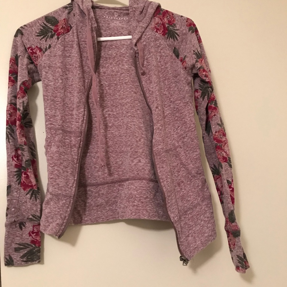 FLORAL HOODIE